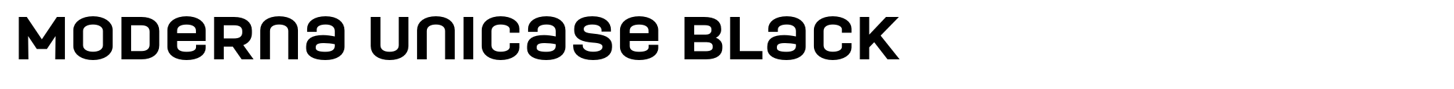 Moderna Unicase Black image